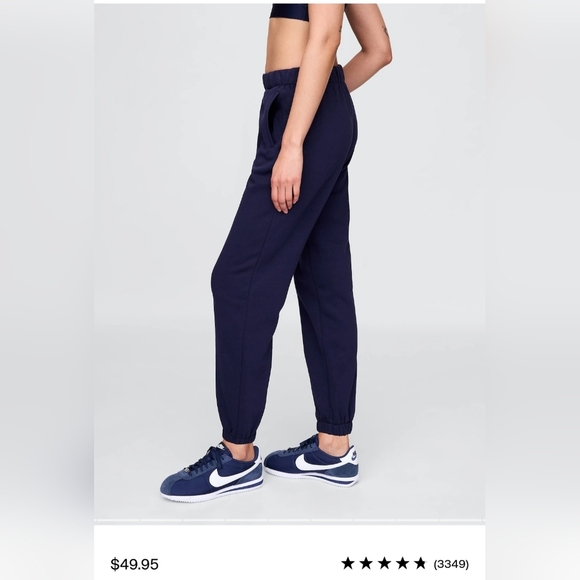 GAP navy blue jogger pants/ sweat pants Vintagesoft Athletic Size Medium - Picture 2 of 8